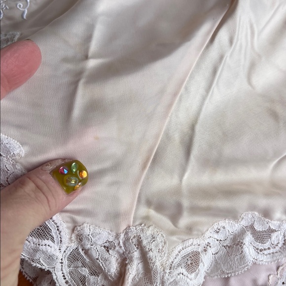 Elegant Cream Lace Trim Women's Intimate ~ Christian Dior NEW YORK PARIS ~ sz 7 - Picture 11 of 17